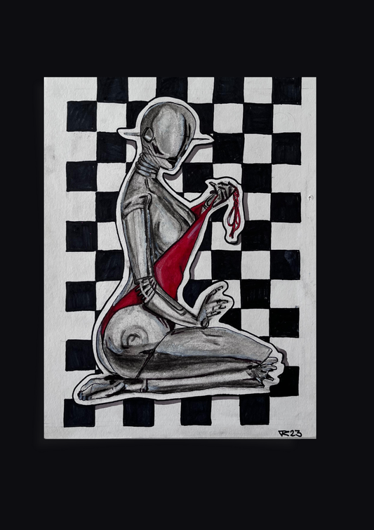 Sorayama Hajime auf Schachbrett (2023)