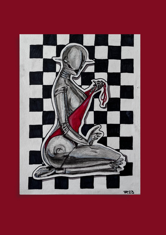 Sorayama Hajime auf Schachbrett (2023)