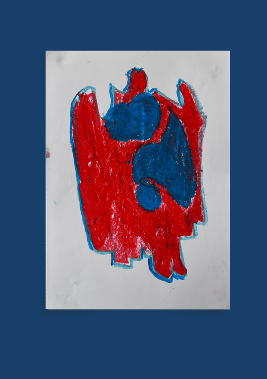 Blau im rot (2024)