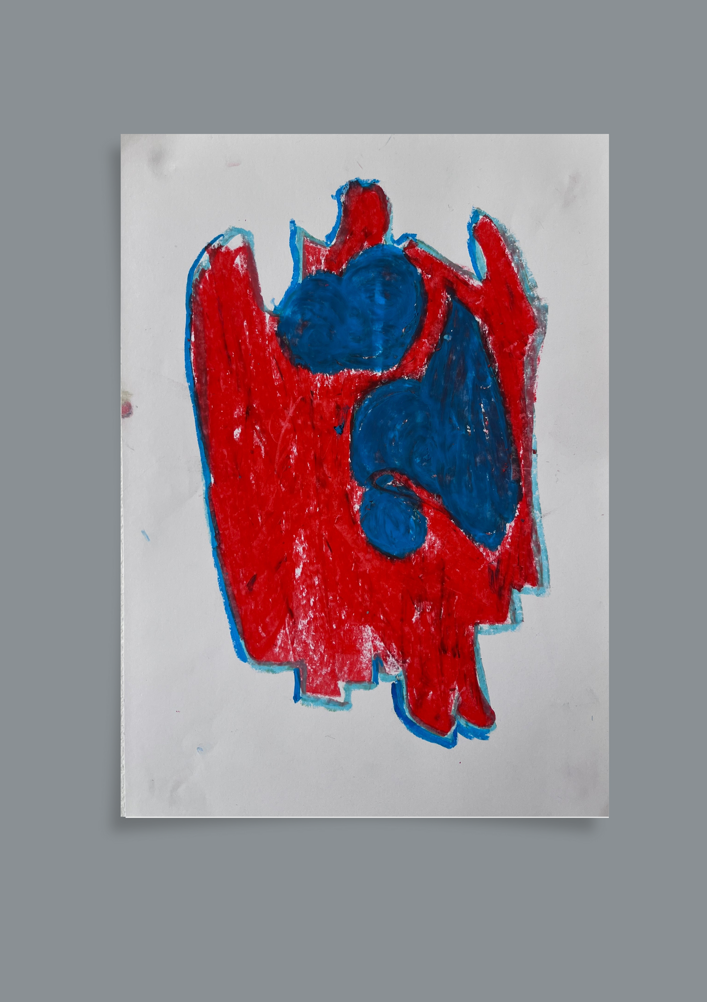 Blau im rot (2024)