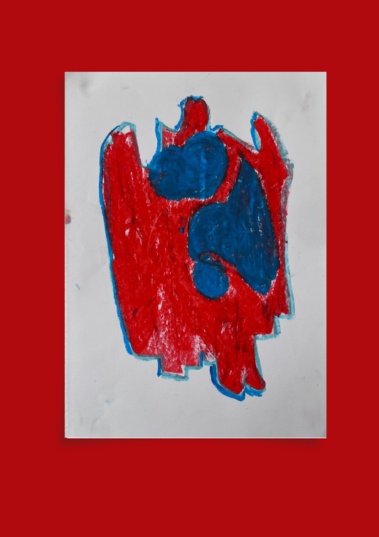 Blau im rot (2024)