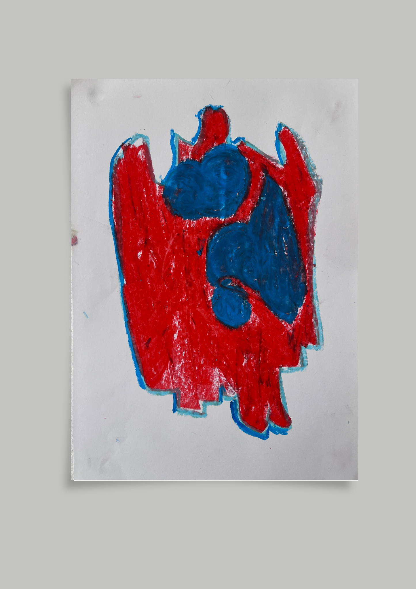 Blau im rot (2024)
