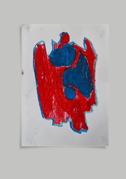 Blau im rot (2024)