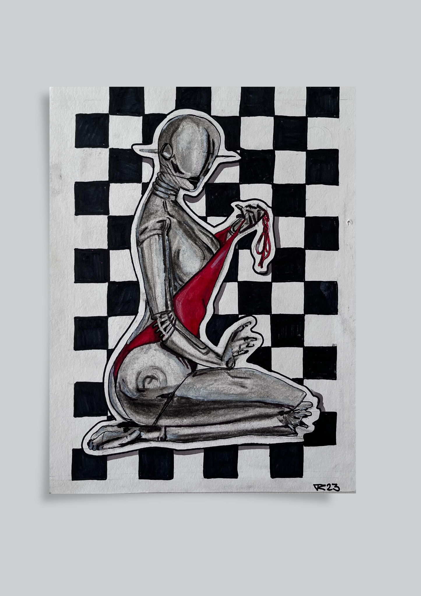 Sorayama Hajime auf Schachbrett (2023)