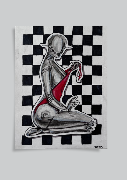 Sorayama Hajime auf Schachbrett (2023)