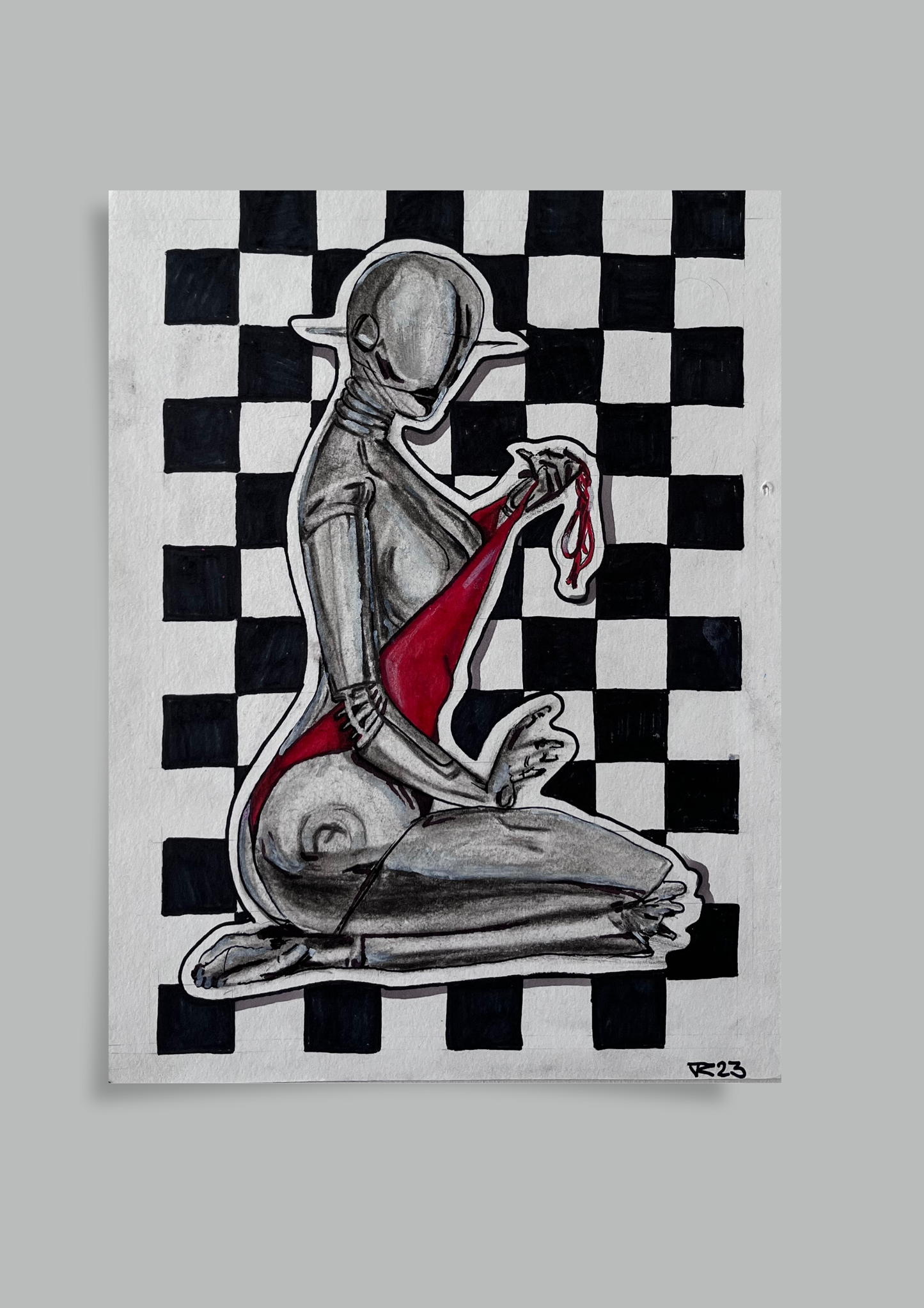 Sorayama Hajime auf Schachbrett (2023)