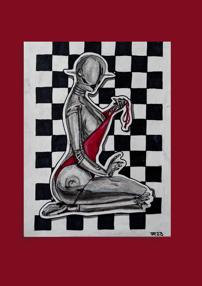 Sorayama Hajime auf Schachbrett (2023)